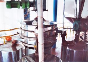 不銹鋼振動篩客戶使用現場!